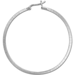 SilberDream Creole Muster 55mm Ohrring 925 Sterling Silber SDO465J