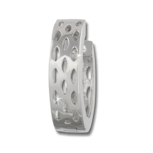 SilberDream Creole Muster Dots 925 Sterling Silber Ohrring SDO3375