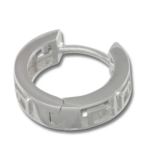 SilberDream Creole Muster Antik 925 Sterling Silber Ohrring SDO3315