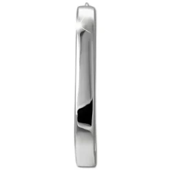 SilberDream Creole Oval Big 925 Sterling Silber Damen Ohrringe SDO4463J