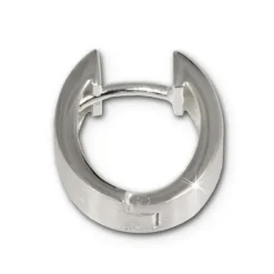 SilberDream Creole oval matt 925 Sterling Silber Ohrring SDO306