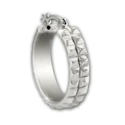 SilberDream Creole Punk Rock 2,9cm 925 Sterling Silber Damen Ohrring SDO67242