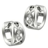 SilberDream Creole Ranke Zirkonia weiß 925 Sterling Silber Damen SDO4329W