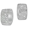 SilberDream Creole 5-reihig Zirkonia weiß 925 Sterling Silber Damen SDO4271W