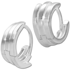 SilberDream Creole Return 16mm 925 Sterling Silber Ohrring SDO4278J