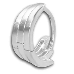 SilberDream Creole Return 16mm 925 Sterling Silber Ohrring SDO4278J
