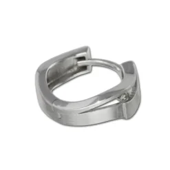 SilberDream Creole Ring Zirkonia 16mm 925er Silber Damen Ohrring SDO338W