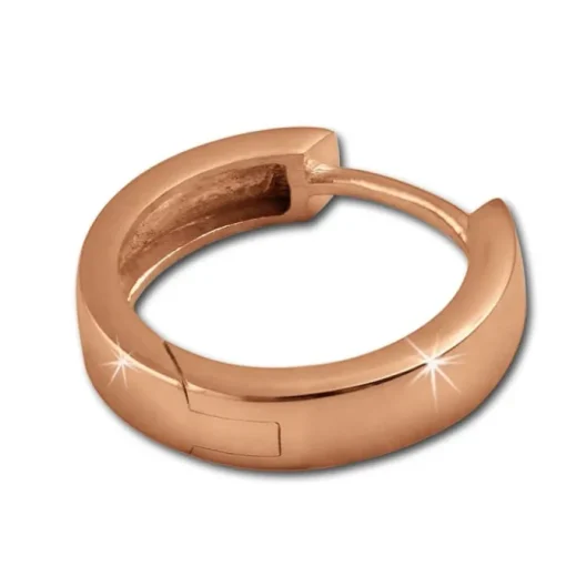 SilberDream Creole rose vergoldet Ohrring 925 Sterling Silber Schmuck SDO0017E