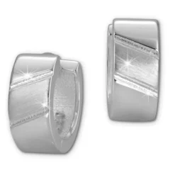 SilberDream Creole Schliff 925 Sterling Silber Ohrring SDO387J