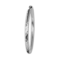 SilberDream Creole Schliff 40mm Ohrring 925 Silber SDO074