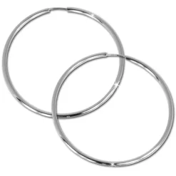 SilberDream Creole Simply 60mm Ohrring 925 Silber Echtschmuck SDO072