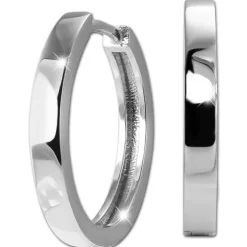 SilberDream Creole Simply 2,1cm 925 Sterling Silber Damen Ohrringe SDO4444J