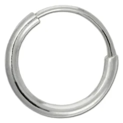 SilberDream Creole Simply mini 10mm Ohrring 925 Silber SDO6500
