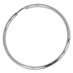 SilberDream Creole Simply 60mm Ohrring 925 Silber Echtschmuck SDO072