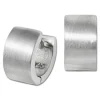 SilberDream Creole Small matt 1,1cm 925 Sterling Silber Damen Ohrringe SDO4423M