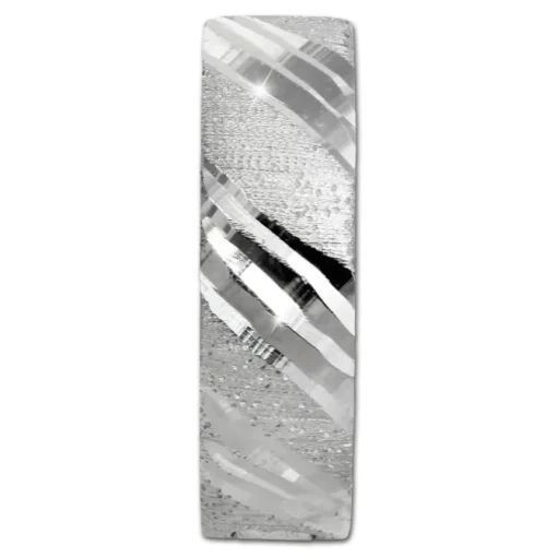 SilberDream Creole Stripe 925er Sterling Silber Damen Ohrringe SDO4419J