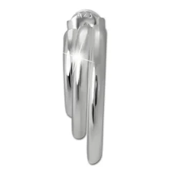 SilberDream Creole Triple 925 Sterling Silber Damen Ohrringe SDO4452J