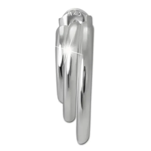 SilberDream Creole Triple 925 Sterling Silber Damen Ohrringe SDO4452J