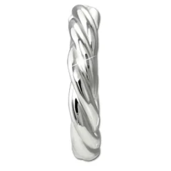 SilberDream Creole Twist 925 Sterling Silber Damen Ohrringe SDO4446J