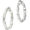 SilberDream Creole Twisted 3,8cm 925 Sterling Silber Damen Ohrring SDO67263