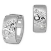 SilberDream Creole Unendlich Zirkonia weiß 925 Sterling Silber Damen SDO383W