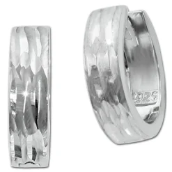 SilberDream Creole Vertical 925er Sterling Silber Damen SDO4369O