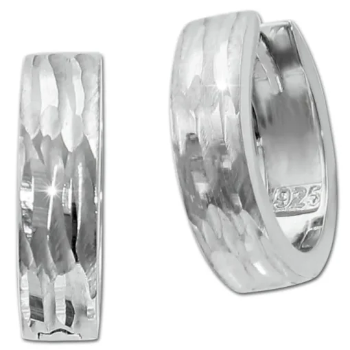 SilberDream Creole Vertical 925er Sterling Silber Damen SDO4369O