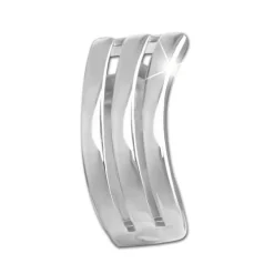 SilberDream Creole Welle 925 Sterling Silber Damen Ohrringe SDO4455J