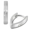 SilberDream Creole Zirkonia weiß 925 Sterling Silber Damen Ohrring SDO378W