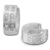 SilberDream Creole Zirkonia weiß 925 Sterling Silber Damen Ohrring SDO381W