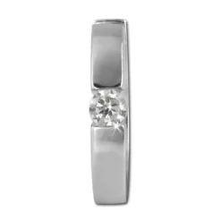 SilberDream Creole Zirkonia weiß Ohrring 925 Sterling Silber Schmuck SDO0037WJ