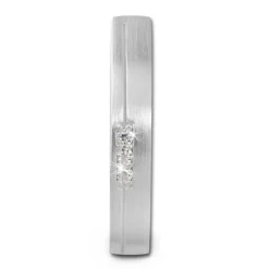 SilberDream Creole Zirkonia weiß 925 Sterling Silber Damen Ohrring SDO378W