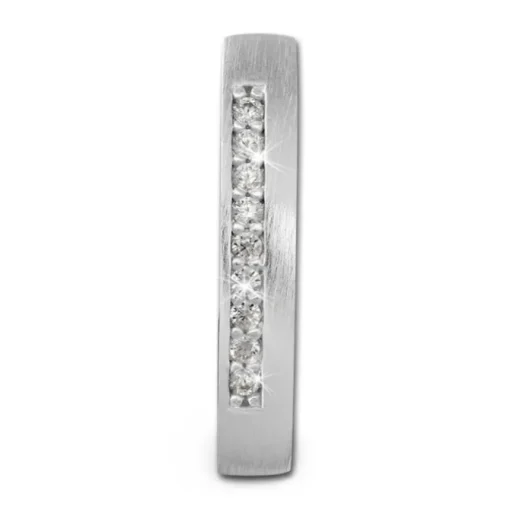 SilberDream Creole Zirkonia weiß 925 Sterling Silber Damen Ohrring SDO379W