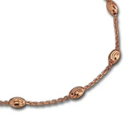 SilberDream Damen Armband Ankerkette 19,5cm Silber rosevergoldet Trend SDA2389E