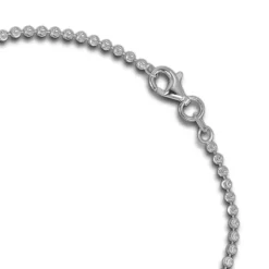 SilberDream Damen Armband Kugel diamantiert 19cm 925 Sterling Silber SDA2549J