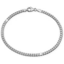 SilberDream Damen Herren Armband Panzerkette 19cm Silber Trendschmuck SDA2289J