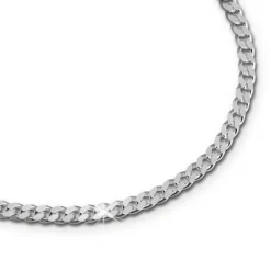 SilberDream Damen Herren Armband Panzerkette 19cm Silber Trendschmuck SDA2289J