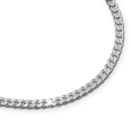 SilberDream Damen Herren Armband Panzerkette 19cm Silber Trendschmuck SDA2289J