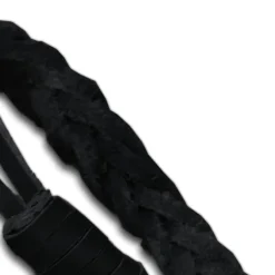 SilberDream Damen Lederarmband schwarz Glitzerverschluss Armband LAP522S