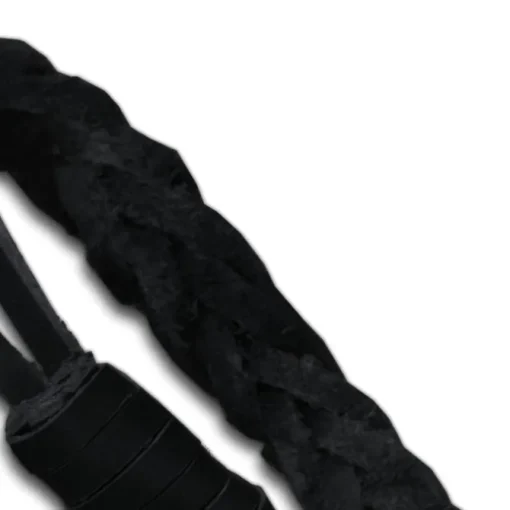 SilberDream Damen Lederarmband schwarz Glitzerverschluss Armband LAP522S