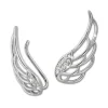 SilberDream Ear Cuff Flügel Zirkonia Ohrringe Ohrklemme 925 Silber GSO410W