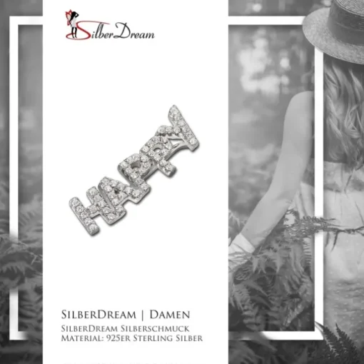 SilberDream Ear Cuff HAPPY Ohrring Ohrklemme 925 Sterling Silber GSO502W