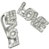 SilberDream Ear Cuff LOVE Ohrringe Ohrklemme 925 Sterling Silber GSO501W