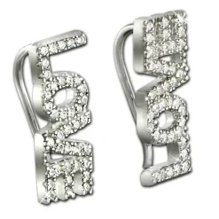 SilberDream Ear Cuff LOVE Ohrringe Ohrklemme 925 Sterling Silber GSO501W