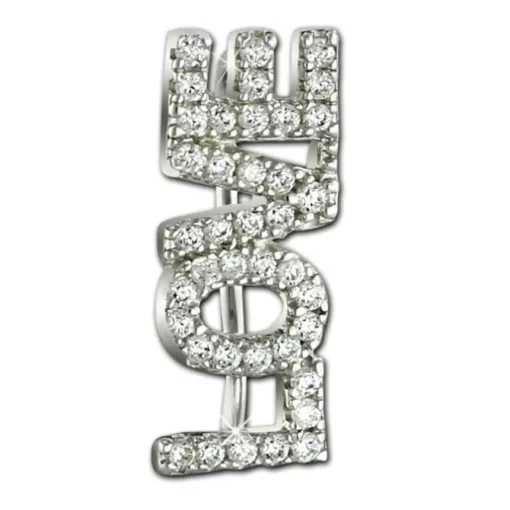 SilberDream Ear Cuff LOVE Ohrringe Ohrklemme 925 Sterling Silber GSO501W