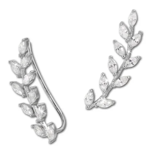 SilberDream Ear Cuff Ranke Zirkonia Ohrringe Ohrklemme 925 Silber GSO429W