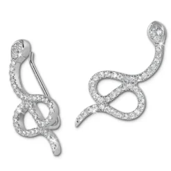 SilberDream Ear Cuff Schlange Ohrringe Ohrklemme 925 Sterling Silber GSO452W