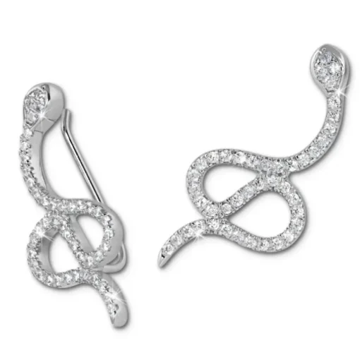 SilberDream Ear Cuff Schlange Ohrringe Ohrklemme 925 Sterling Silber GSO452W