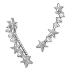 SilberDream Ear Cuff Sternchen Ohrringe Ohrklemme 925 Sterling Silber GSO464W