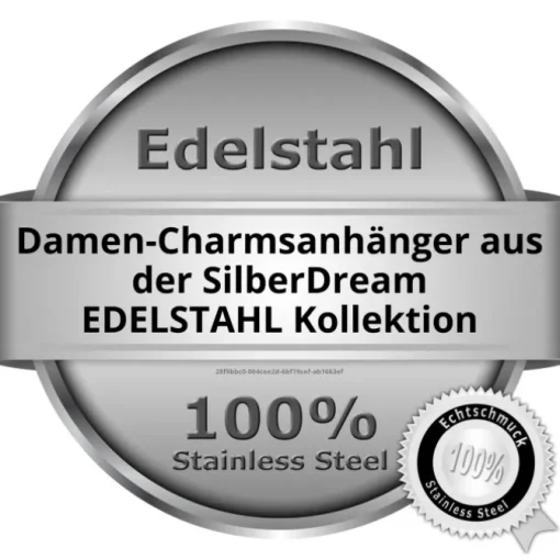 SilberDream Edelstahl Anhänger Drache - Telefon, Taschen- Anhänger FC4003